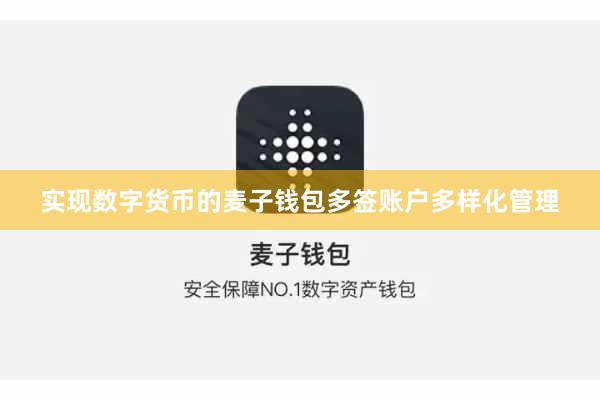 实现数字货币的麦子钱包多签账户多样化管理